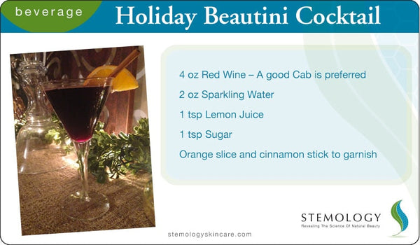 The Holiday Beautini Cocktail